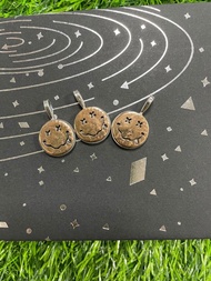 日本 North Works N-629A 撇嘴笑銀幣銅幣吊墜 銅幣 日本手工銀飾