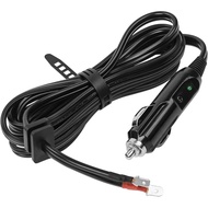 Kabel Kuasa Penyejuk Termoelektrik 8FT dengan Fiuse untuk Coleman 12V/24V OE # 5644-710 5644-707 300