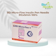 BD Micro-Fine Pen Needle 31Gx5mm 100's