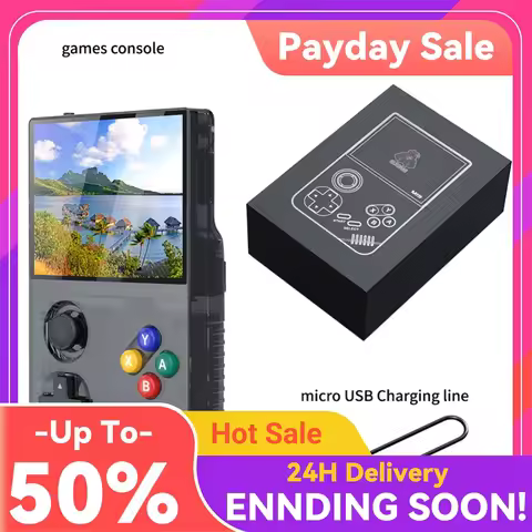 M19 Handheld Game Console 640*480 Retro Video Game Console 3.5 Inch 4K HD IPS Screen TV Game Console