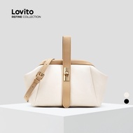 (Lovito Refine) Casual Small Shoulder Bag Spring And Summer Simple Versatile Handbag Box Small Shoul