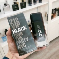 parfum cowok ch 212 vip black 100ml edt original sg