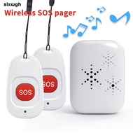 SOS button Wireless Caregiver Pager Elderly Emergency SOS Button Wireless Home Remote Help Emergency