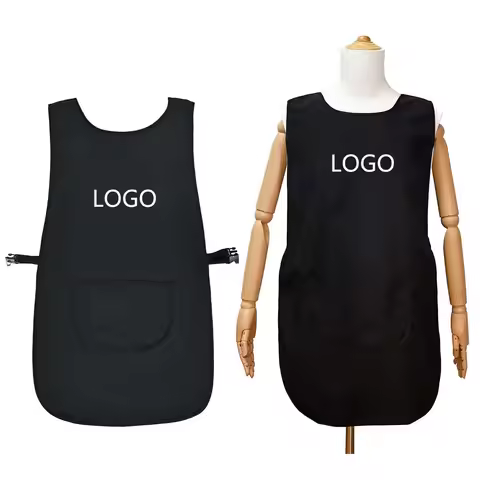 Uniform apron Supermarket smock promotional apron Stylist Barber apron Pet custom print Coffee Shop 