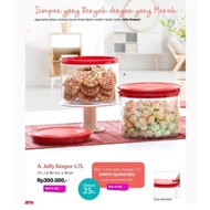 Jolly keeper tupperware/crystal Jar/tupperware crystal Jar 1.7 L