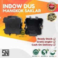 Inbow Dus / Mangkok Saklar IB dos IBdus IBdos Inbo Doss Hitam 1 gang persegi model panasonic