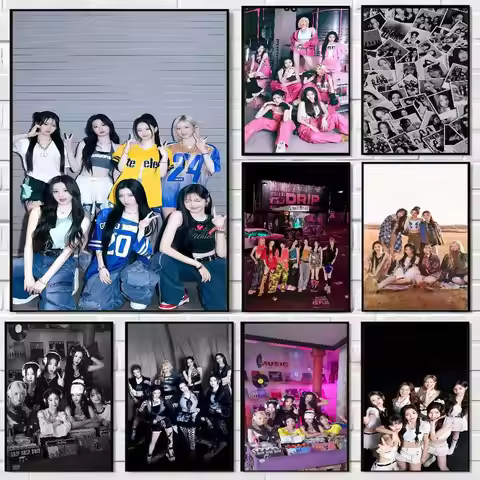 Kpop B-Babymonster Classic Movie Posters Vintage Room Bar Cafe Decor Nordic Home Decor