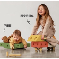 Block Car Toy for Boy and Girl' Children' Day Gift 1 to 6 Year Old Puzzle Large Particle Building
