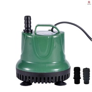 25W 1600L/H Submersible Water Pump Mini Fountain Pump with Power Cord Ultra Quiet Waterproof Water Pump for Aquarium Fish Tank Pond Water Gardens Hydroponic Systems with Nozzles