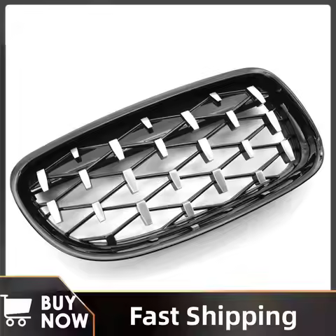 Front Bumper Grill 51137201969 51137201970 Double Slat Sport Style Air Dam Mesh Front Hood Kidney Gr