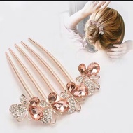 Five-tooth butterfly plug comb disc hair comb