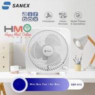 Sanex Mini Box Fan 8 Inch SBF-813 Air Box Sanex Desk Fan Box Fan Sanex SBF 813