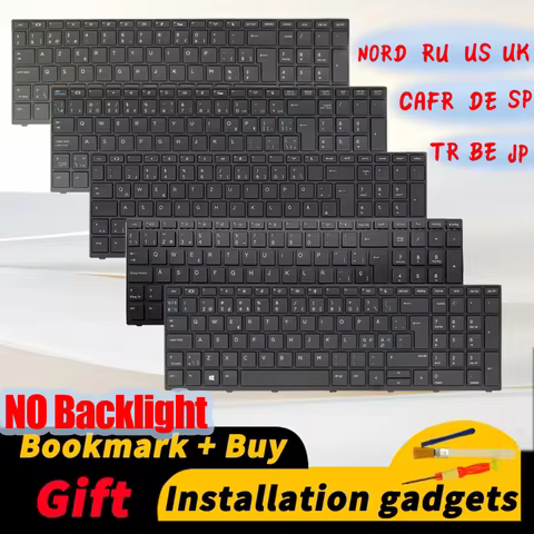 Suitable for HP Probook 450 G5 455 G5 470 G5 650 G4 650 G5 NO Backlit Keyboard BE CAFR DE SP JP NORD