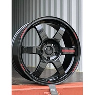 RS PERFORMANCE RS-TE TE37 S-PLUS 17'' Sport Rim Flow Forming Thailand WHEELS (READY STOCK)