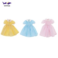 Simhoa 1/6 Doll Clothes Outfit for 12'' Blythe Azone BJD Doll Dress Clothing Yellow