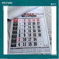 2026 calendar: 2026 Wall calendar Plain calendar/ 2026 12 Numbers