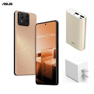 【ASUS 華碩】 Zenfone 11 Ultra 12G/256G 5G智慧手機-珊瑚粉▼贈普格爾30W PD雙孔快充頭+ZENPOWER 10050MAH行電