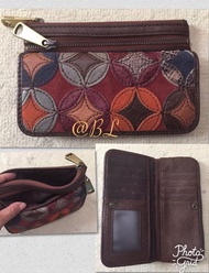 Fossil Wallet Maddox Patchwork
