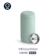 FELLOW แก้วน้ําสแตนเลสเคลือบเซรามิกคาร์เตอร์พร้อมฝาปิดและหลอดสําหรับใช้ในการเดินทางและร้านอาหาร