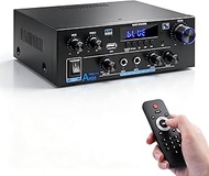 Bluetooth Amplifier AK-55 Plus Stereo Receivers Amp 2.0 Channel RMS 70W x2 Mini Power Amplifier Home