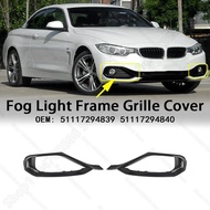 Fog Light Grill Grille Cover For 2014-2017 BMW 428i 428iX 430i 430iX 435i 435iX 440i 440iX (F32 F33)