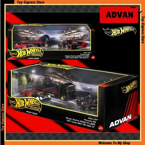 Hot Wheels 2025 Premium Collector Set Advan Hotwheels 1/64 Car Model Porsche Nissan Toyota Aero Lift