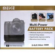 免運 Meike 美科 MK-D610 Nikon D600 D610 電池垂直手把 相容 MBD14