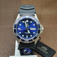 [Original] Orient FAA02008D9 Ray II Sports Mechanical Blue Dial Rubber Diver Men Watch