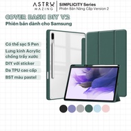 Galaxy Tab DIY V2 AstroMazing Leather Case - Acrylic Case For Samsung Galaxy Tab S9 S8 S7 A8