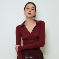 The Still - 010 - Emma’s Polo Top : เสื้อโปโลผ้ายืดแขนยาว