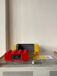 Lego Alarm Clock Red Color 鬧鐘 座檯鐘