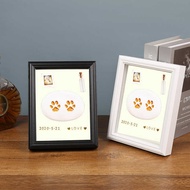 Pet Paw Print Hand Print Foot Print Paw Print Pad Cat Dog Photo Frame Scratch Print Foot Print Pad S