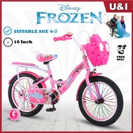 Hello Kitty Basikal Saiz 16 Inci / 16" Inch Bicycle / 16 Inch Basikal Budak / Basikal Kanak2 / Basikal 16 Inci/ Untuk