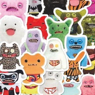 65Zhang Different Styles Cartoon Anime Fun Tooth Monster fuggler 2D Stickers Decoration Stationery M