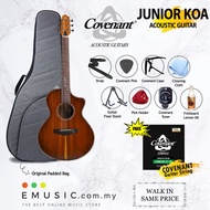 Covenant Guitar Junior KOA Acoustic Guitar - Best Performance Guitar with Gigbag and accessories