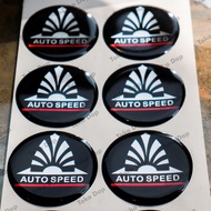 AUTO SPEED B2S HSR LENSO MUGEN POWER OZ RACING RIM STICKER SP4RCORAYS RAISED RESIN STICKER