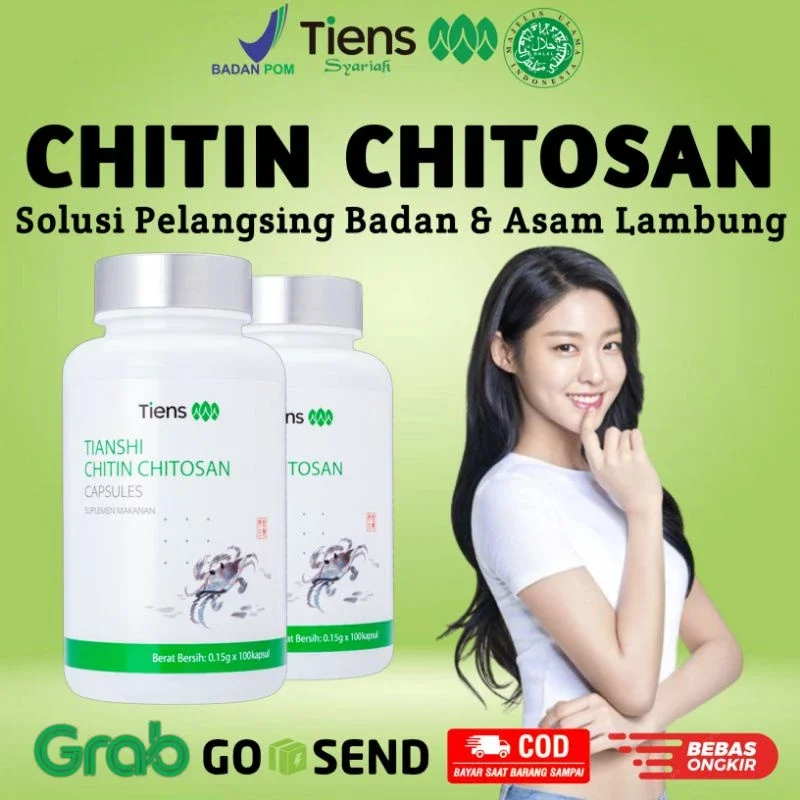 Chitin Chitosan - Obat Maag Vitofarmaka/ Obat Lambung Cina Ampuh / Obat Luka Diabetes di Kaki / Obat