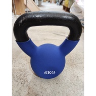 Kettlebell Rubber iron with Rubber coating 6 kg
