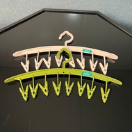 Hokori family clothes hanger, clothes hanger with convenient clip My Home DN450