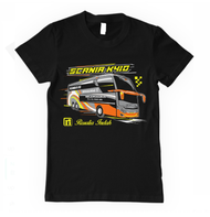Kaos Tshirt Baju Murah Distro Bismania PO Haryanto ROSALIA INDAH Scania SHD Bus Mania bis BusMania p