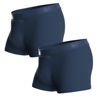 [BN3TH Binny Suitable] Classic Short Version Two-Piece Set-Navy Blue 3D Three-Dimensional Pouch Pant