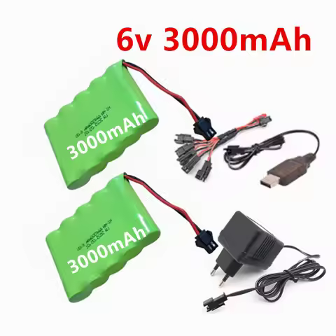 M model 6V 3000mAh NIMH Battery SM for Electric Toys Remote Control Model Cars Trucks Tanks Trains R