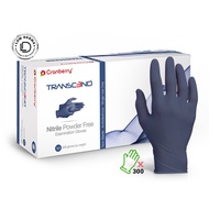 Cranberry TRANSCENDTM Nitrile Powder Free (Low Dermatitis) Examination Gloves S SIZE