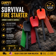 Survival Fire Starter Ferro Rod Magnesium Flint Stone