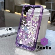 Sanrio Kurome Transparent Phone Case For OPPO Note 80 A6C C100i C100 A6s A6t Pro Reno 15 Pro Max A6x