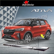 Perodua Ativa Body Side Moulding Trim Lining Accessories Protector Chrome aksesori Gear Up Bodykit B