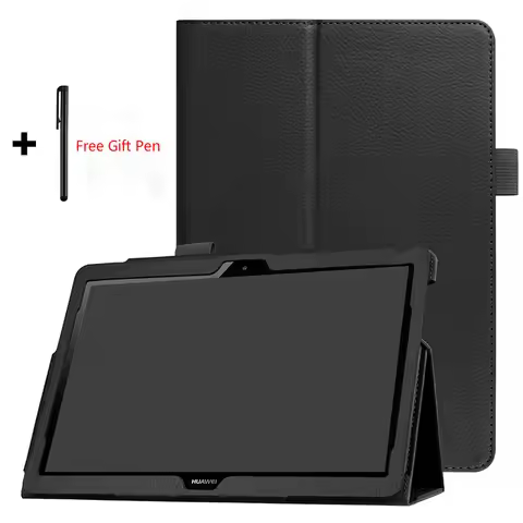 Flip Case for Huawei MediaPad T5 10 AGS2-W09/L09/L03 10.1 Tablet Cover Funda Stand PU Leather Skin f