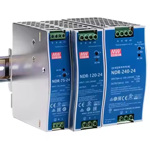 MEAN WELL NDR-240 NDR-240-24 NDR-240-48 240W Single Output Industrial DIN RAIL NDR-240 series