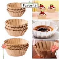 FAVORITEGOODS Cake Pan Liner, Oilproof Foldless Disposable Baking Papers, Durable 4/6/8inch Nonstick