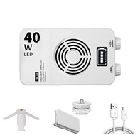 2800-9000K RGB LED Camera Light 40W 4400mAh Battery Portable Camera Fill Lamp Compact 3 Color Light 